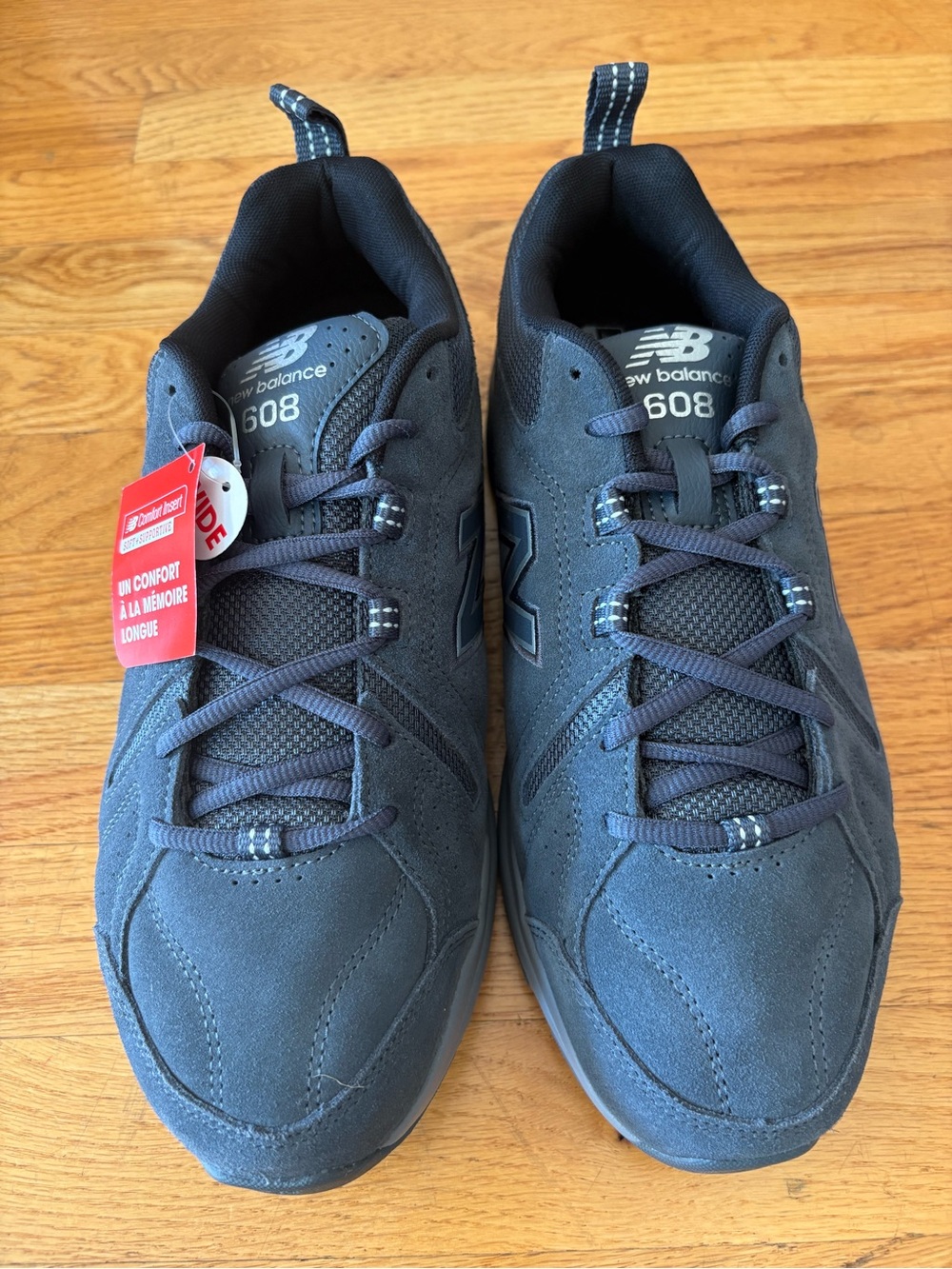 New Balance 608 Men’s Wide size Casual Comfort Walking Shoes - Grey Blue